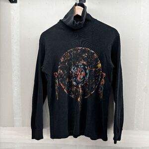 Vintage Duofold Turtle Neck Cotton Base Layer Womens M Hand Painted DreamCatcher